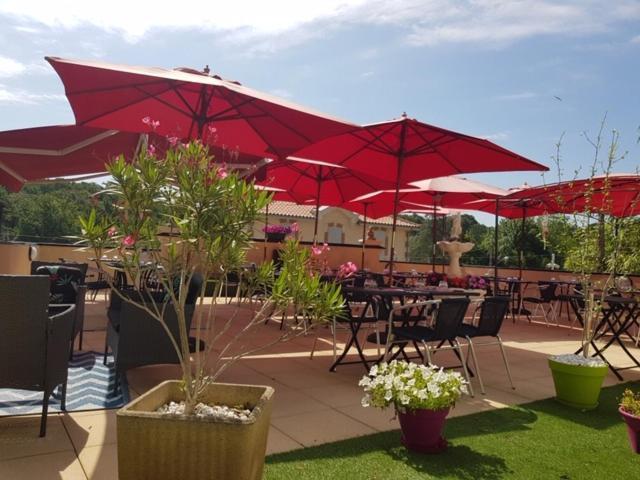 ברבוטן-לה-באינס Hotel Restaurant Les Kakis מראה חיצוני תמונה